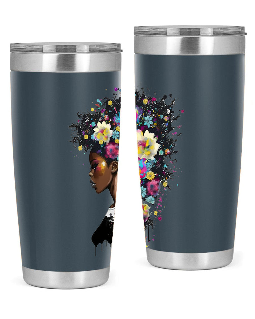 Sparkling Black Girl Design 2#- women-girls- Tumbler
