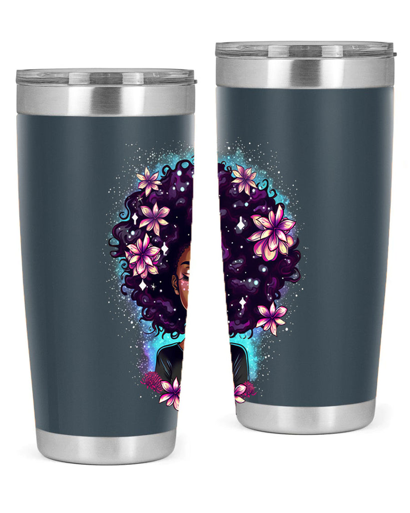 Sparkling Black Girl Design 3#- women-girls- Tumbler