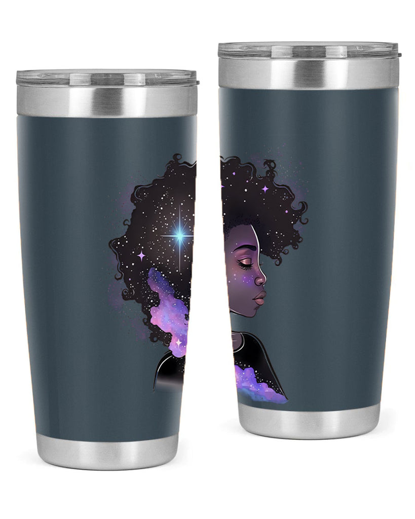 Sparkling Black Girl Design 4#- women-girls- Tumbler