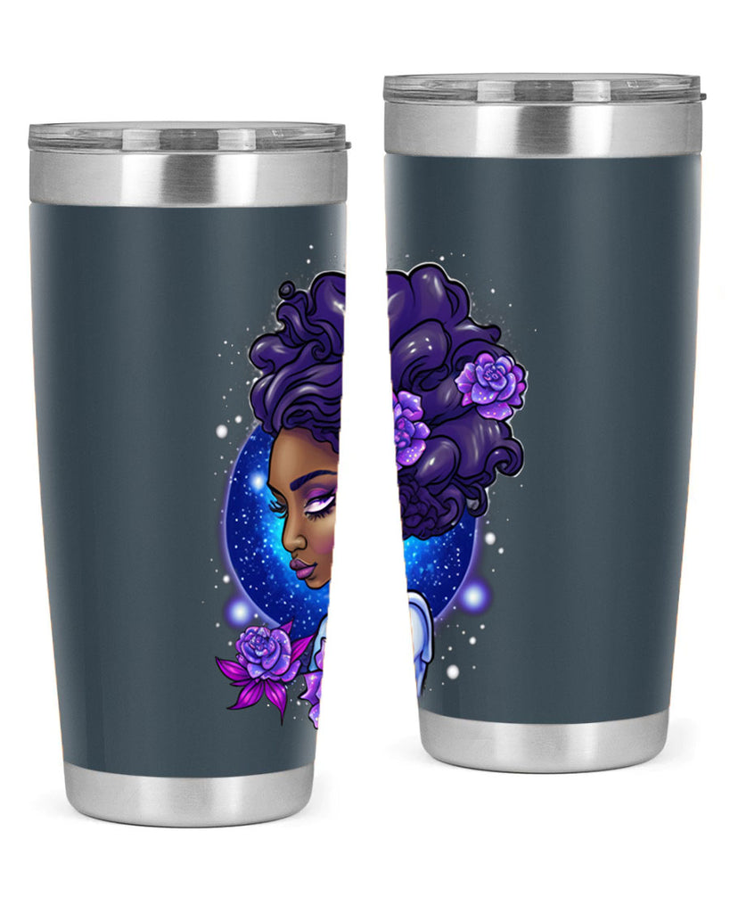 Sparkling Black Girl Design 7#- women-girls- Tumbler