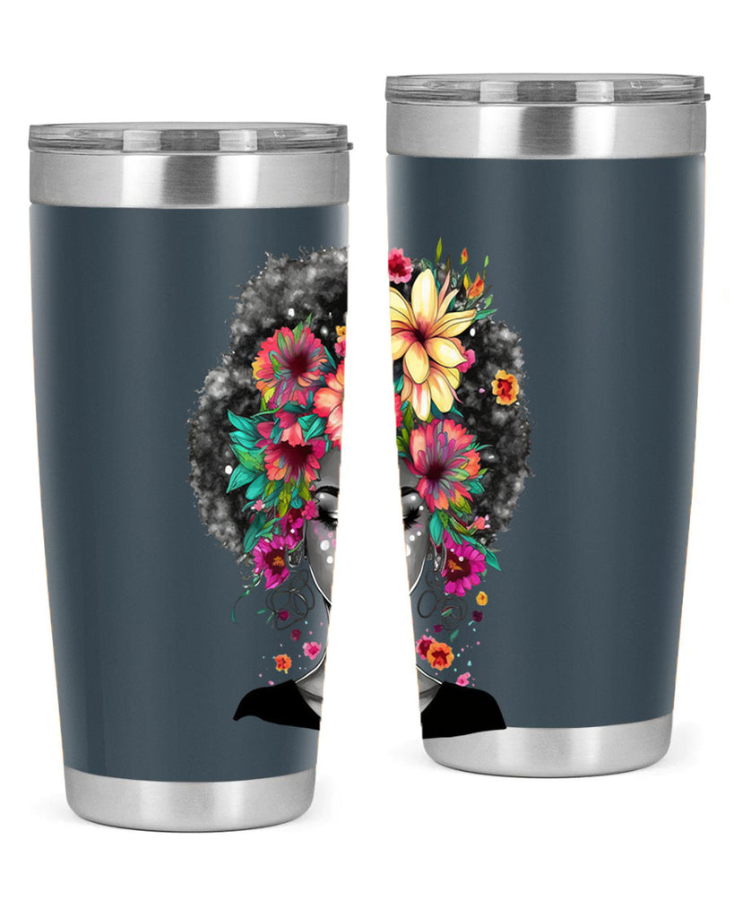 Sparkling Black Girl Design 9#- women-girls- Tumbler