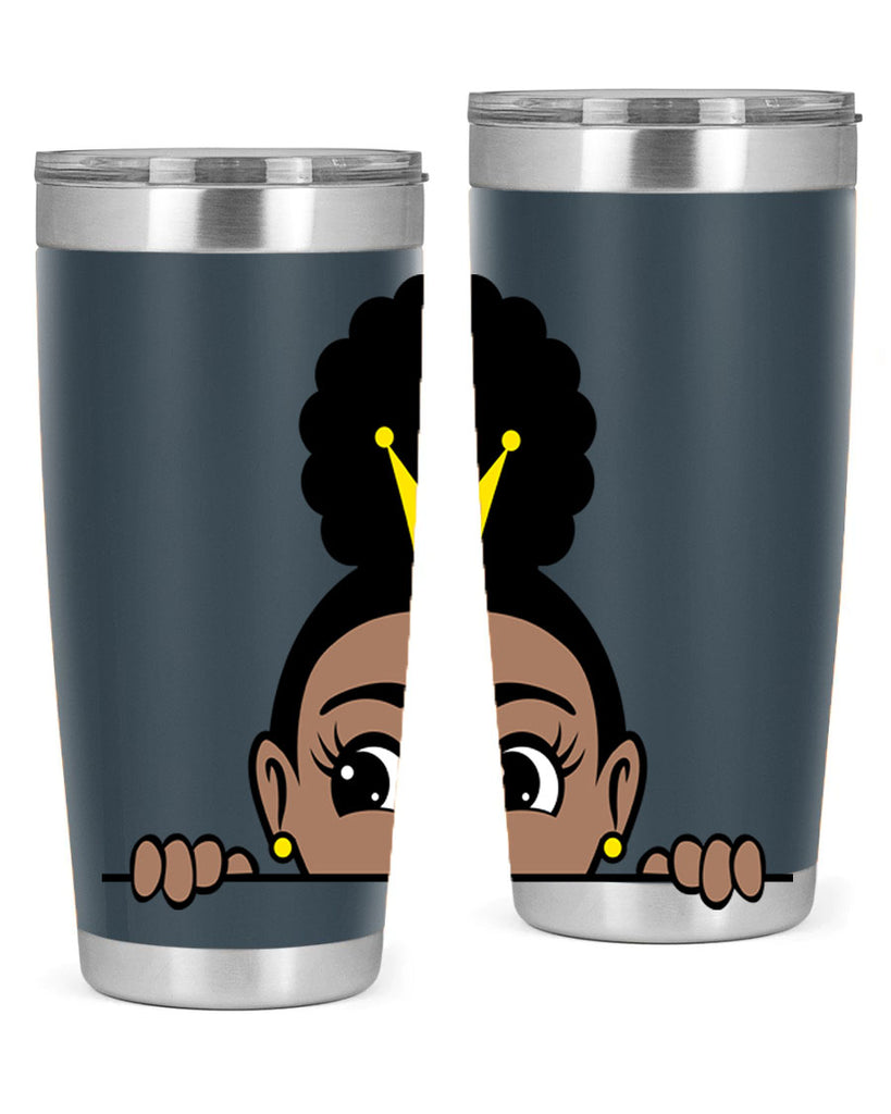 afro puff crown girl 2#- women-girls- Tumbler