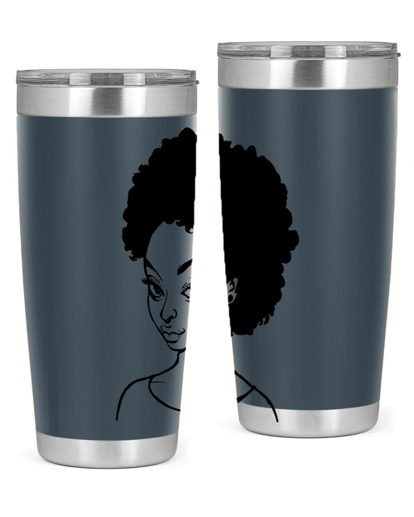afro woman girl lady 68#- women-girls- Tumbler