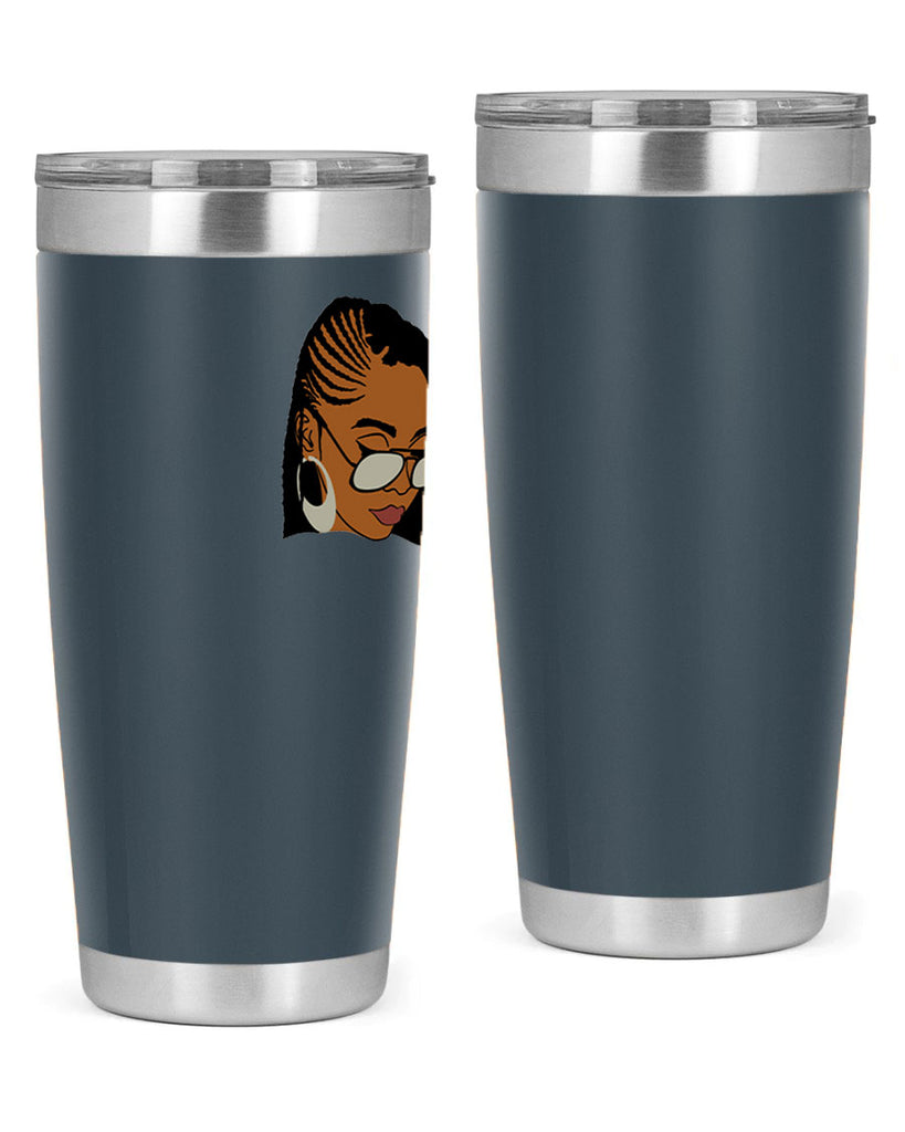 black afro 39#- women-girls- Tumbler