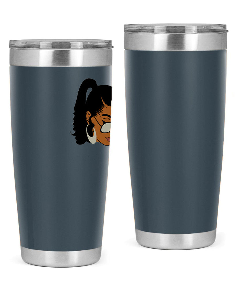 black afro 42#- women-girls- Tumbler