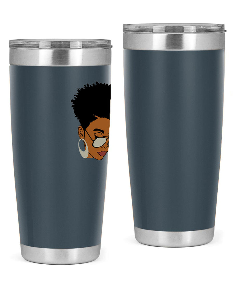 black afro 44#- women-girls- Tumbler