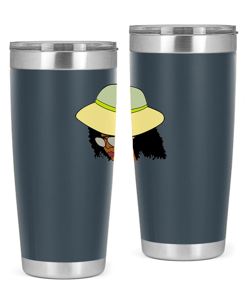 black afro 45#- women-girls- Tumbler