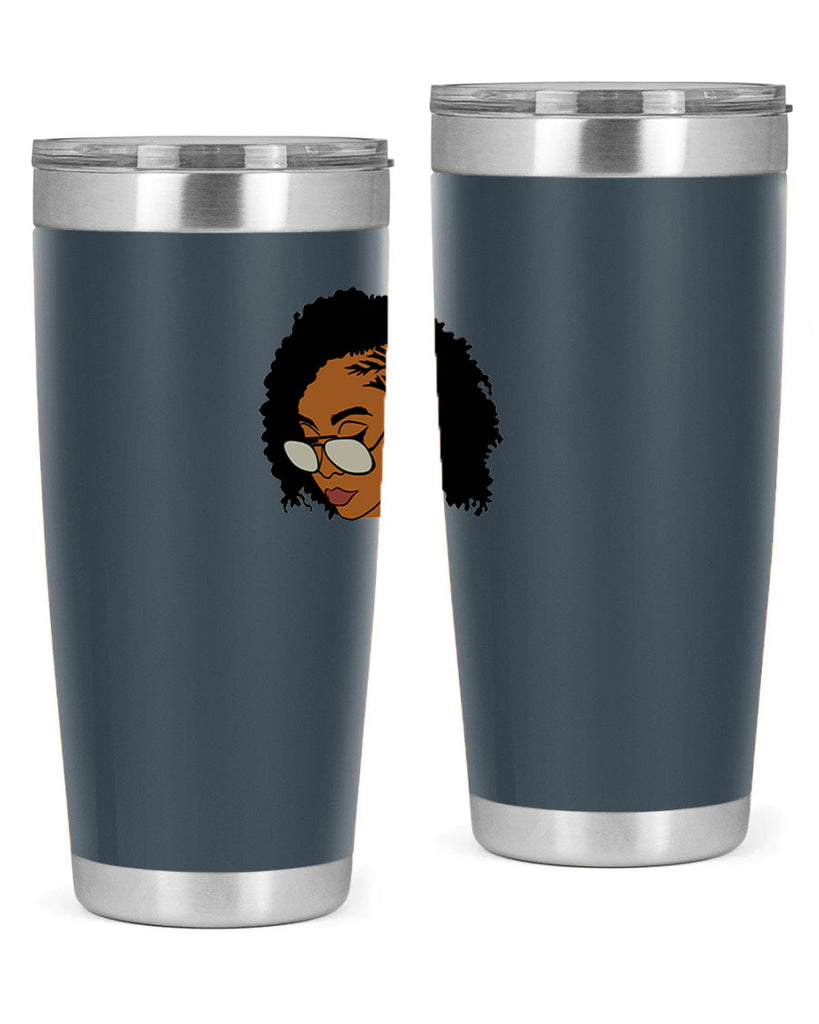 black afro 47#- women-girls- Tumbler