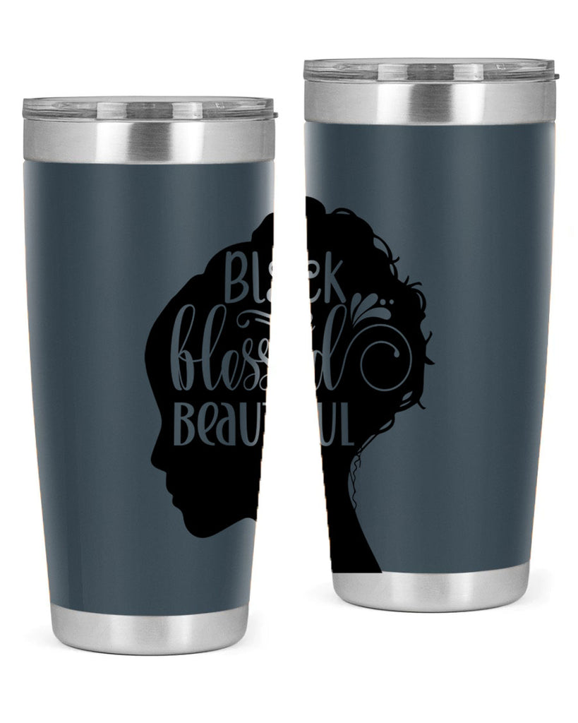 black blessed beautiful Style 62#- women-girls- Tumbler