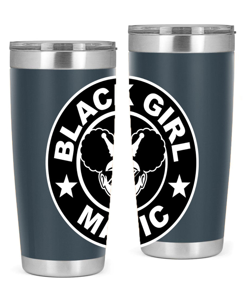 black girl magic coffee 57#- women-girls- Tumbler