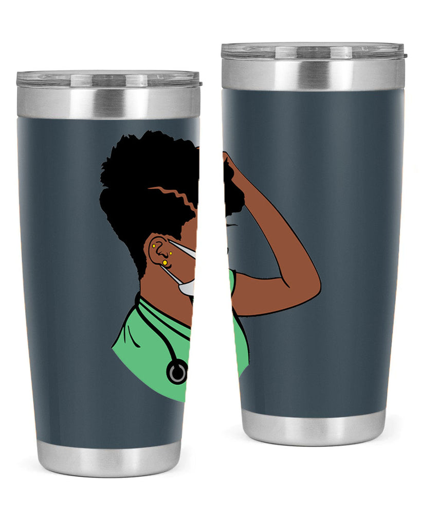 black nurse 2#- women-girls- Tumbler