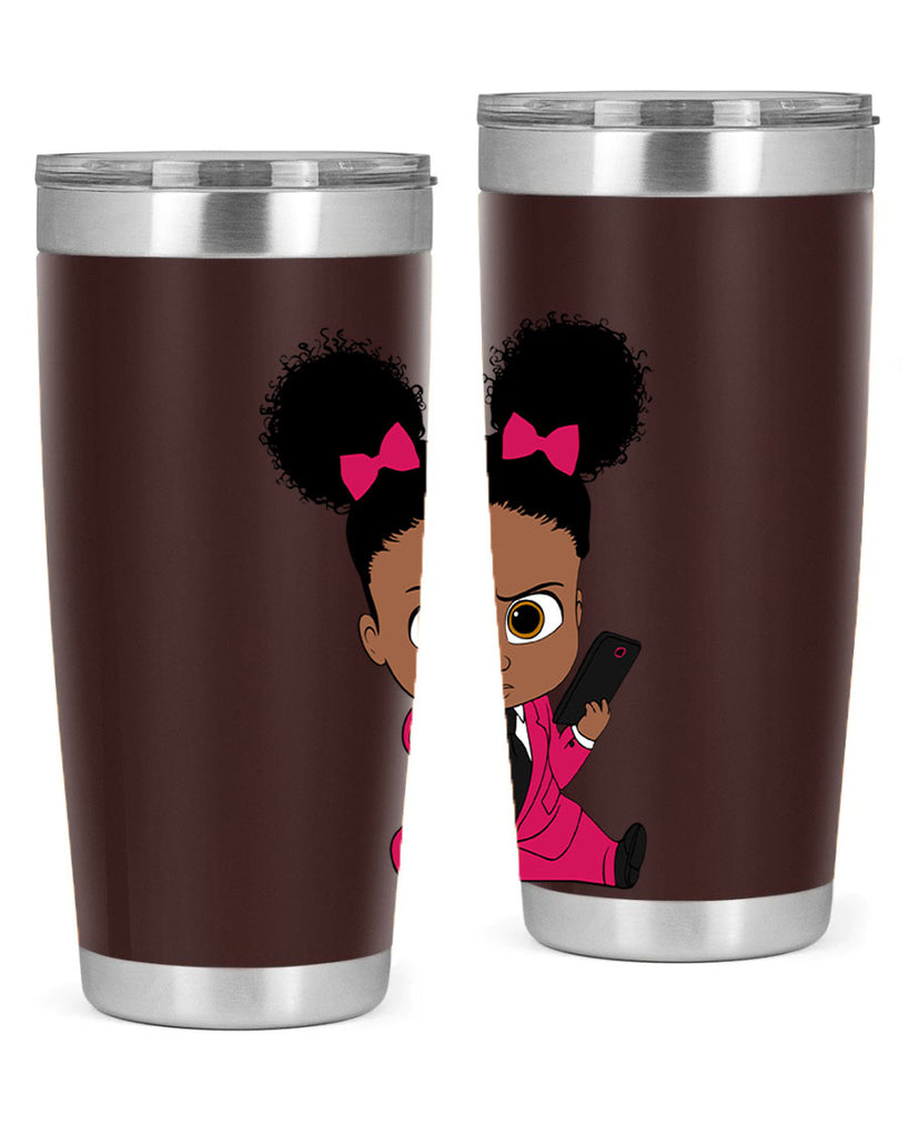Black girl style 3#- women-girls- Tumbler