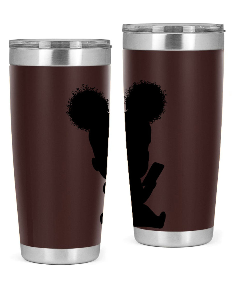 Black girl style 5#- women-girls- Tumbler