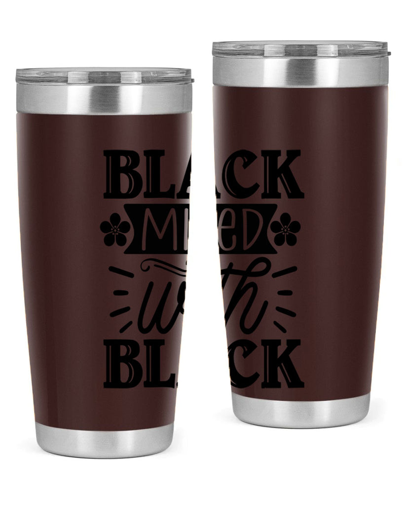 Black mixed with black Style 56#- women-girls- Tumbler
