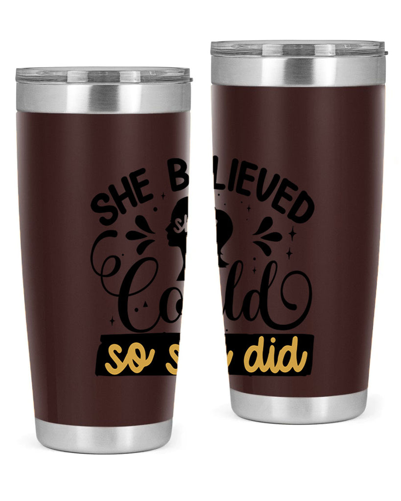 She believed she could she did Style 7#- women-girls- Tumbler