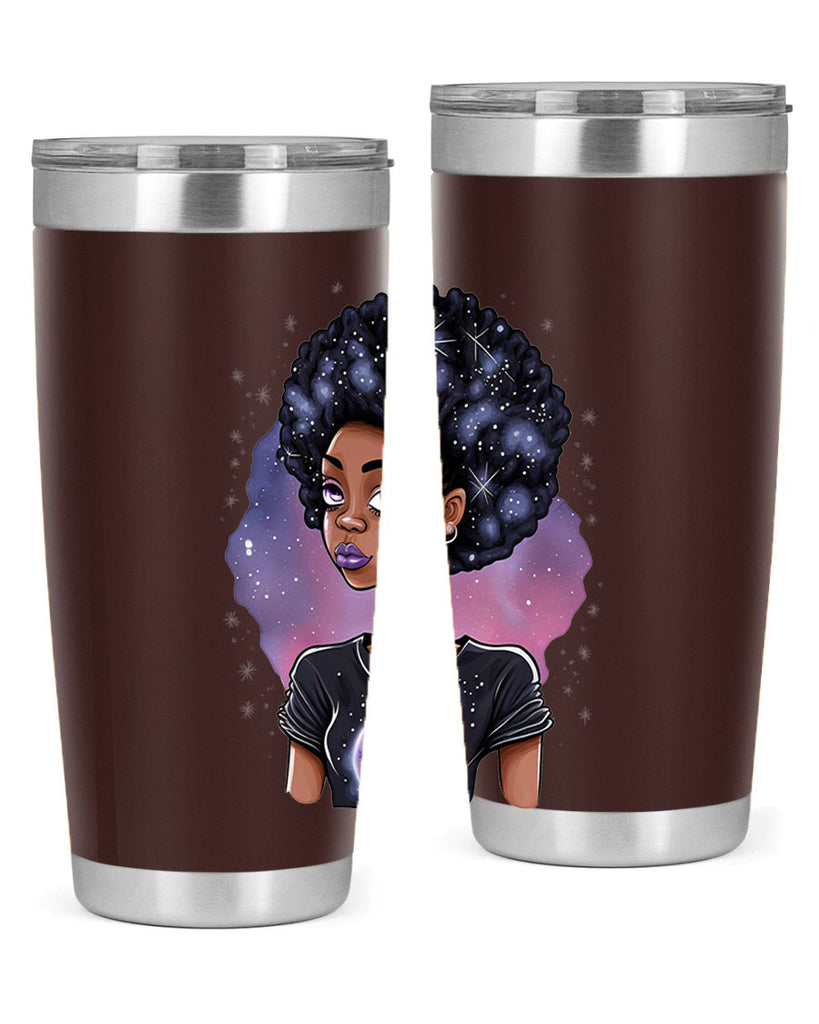 Sparkling Black Girl Design 11#- women-girls- Tumbler