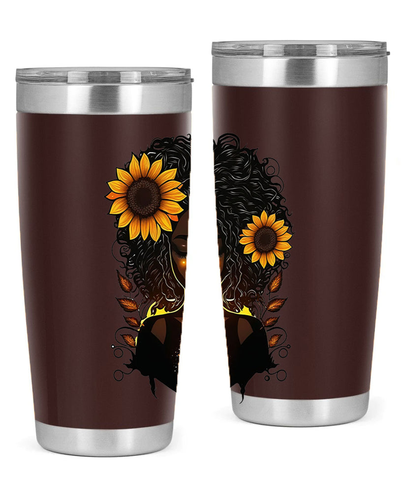 Sparkling Black Girl Design 13#- women-girls- Tumbler