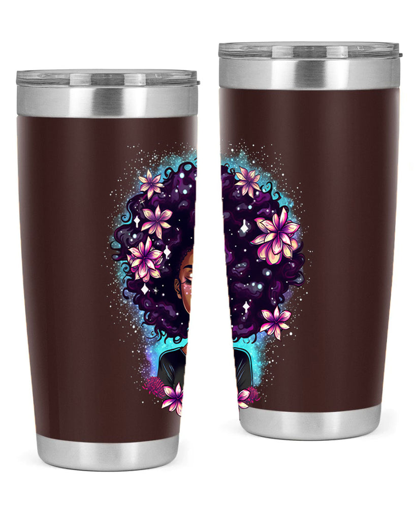 Sparkling Black Girl Design 3#- women-girls- Tumbler
