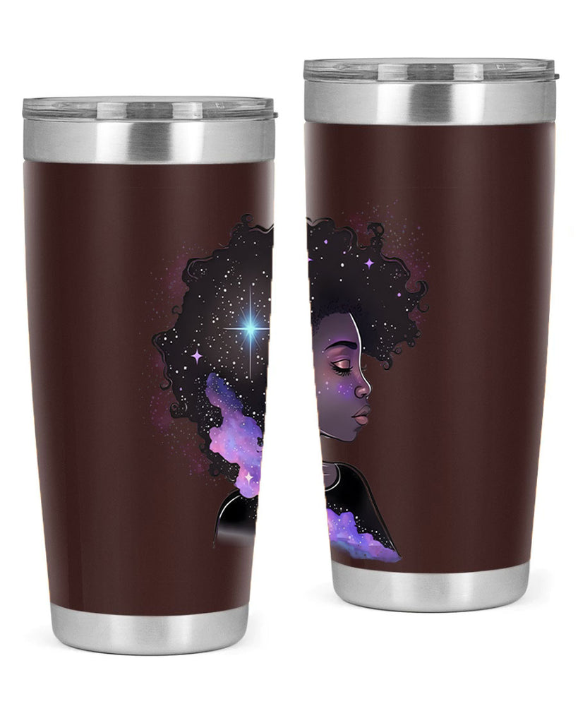 Sparkling Black Girl Design 4#- women-girls- Tumbler