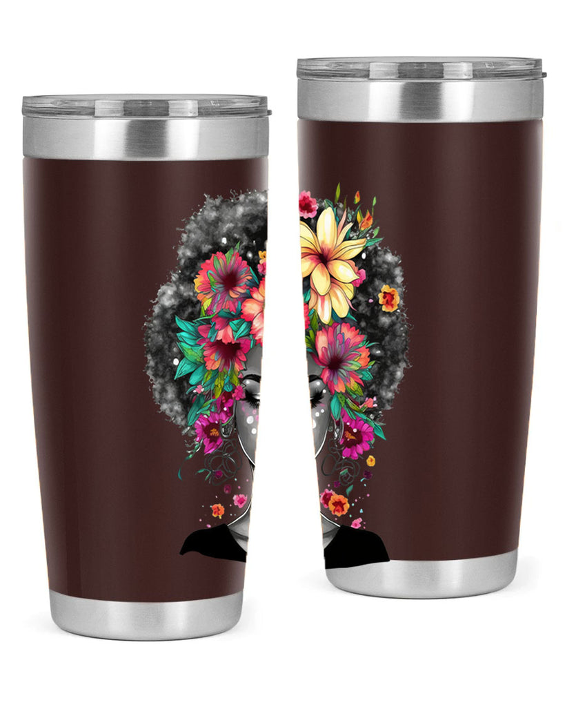 Sparkling Black Girl Design 9#- women-girls- Tumbler