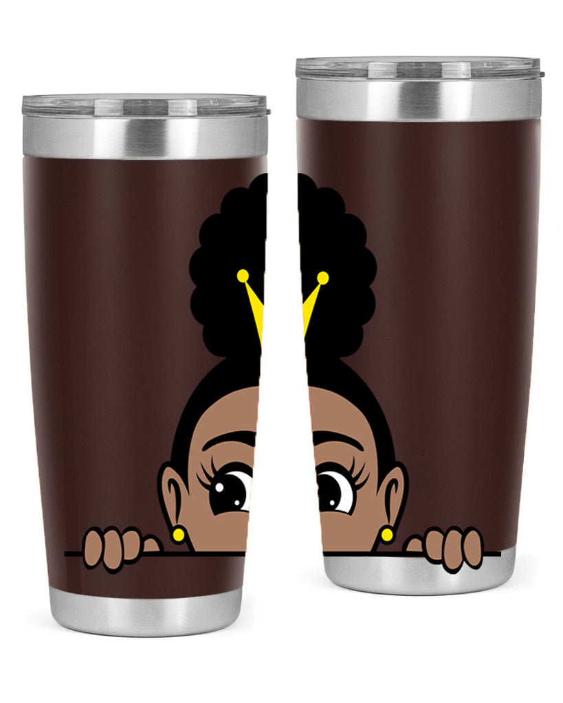 afro puff crown girl 2#- women-girls- Tumbler