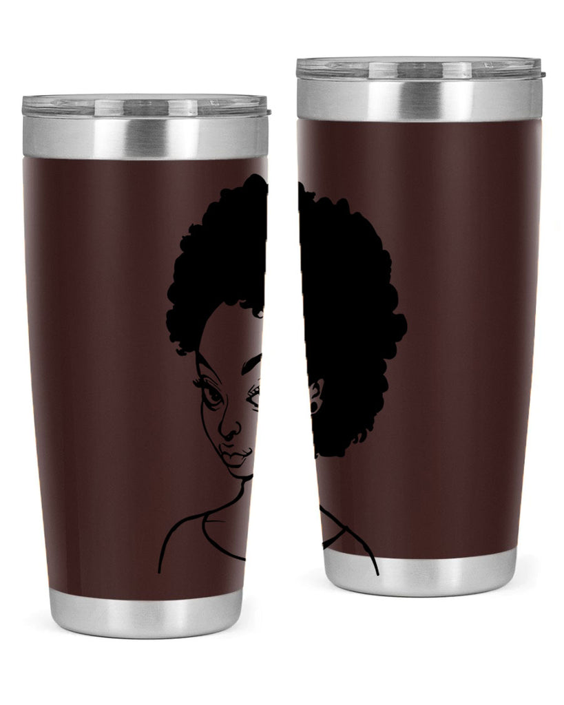 afro woman girl lady 68#- women-girls- Tumbler
