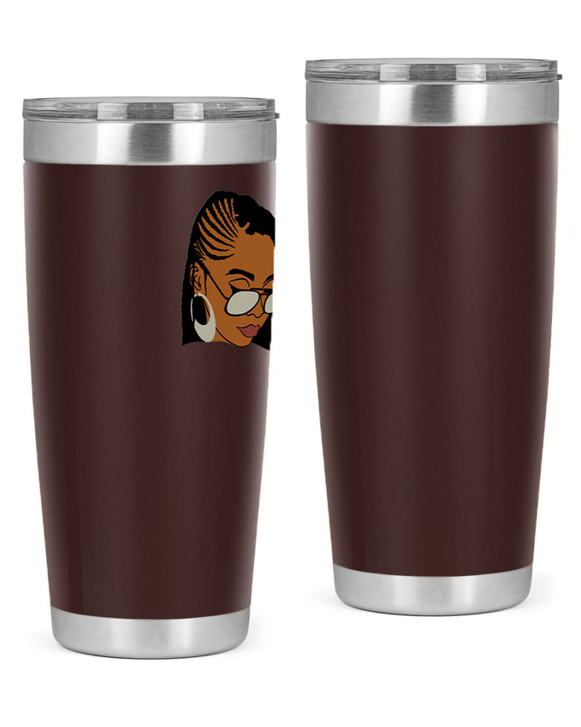 black afro 39#- women-girls- Tumbler