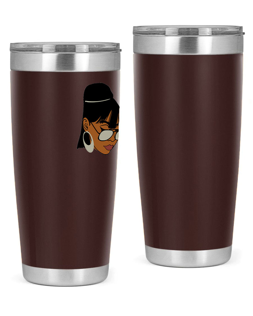 black afro 40#- women-girls- Tumbler
