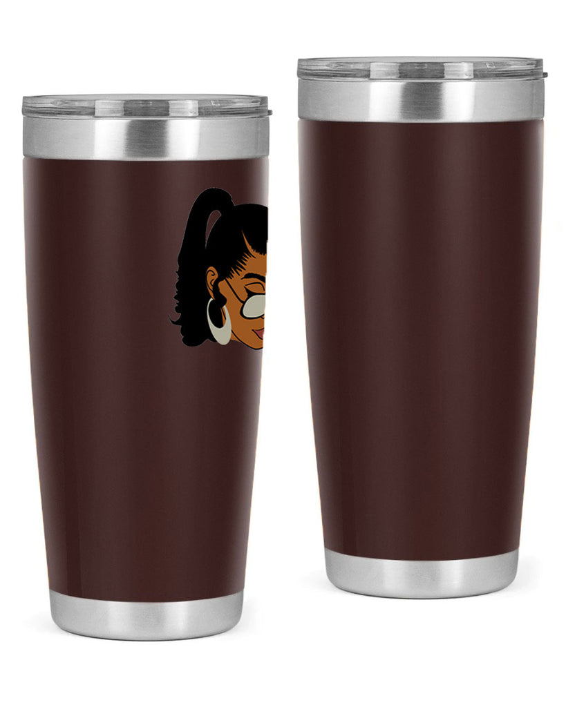 black afro 42#- women-girls- Tumbler