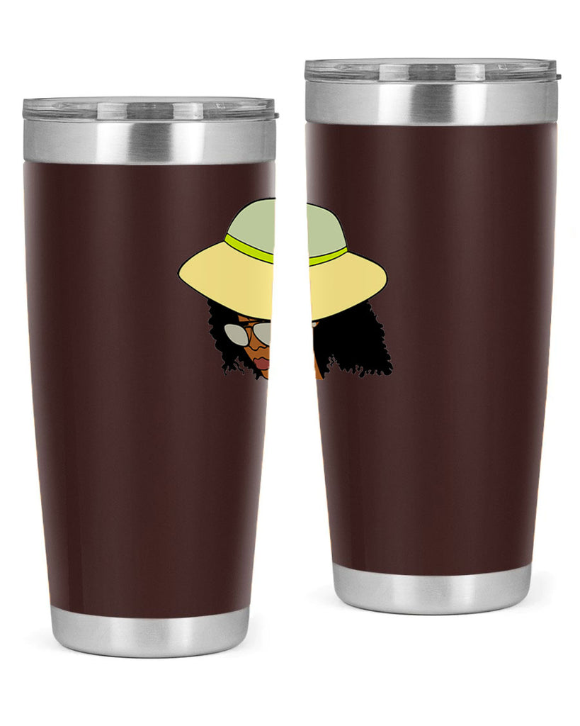 black afro 45#- women-girls- Tumbler
