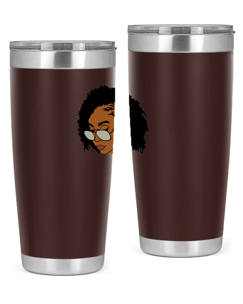 black afro 47#- women-girls- Tumbler