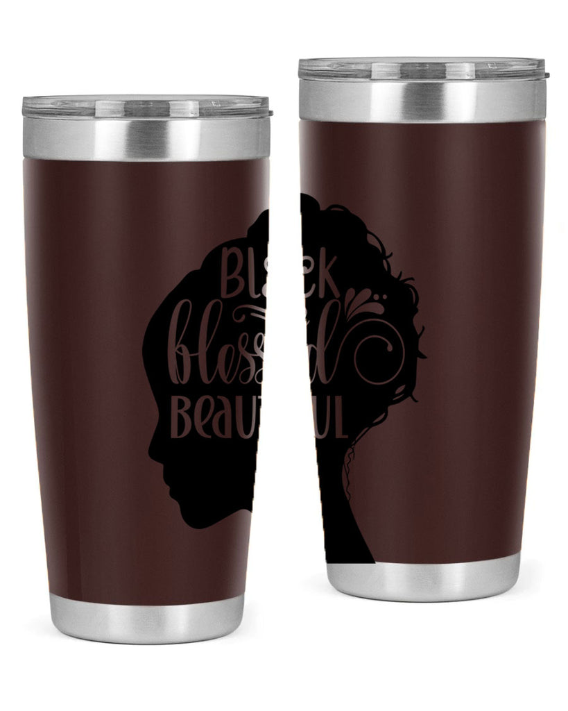 black blessed beautiful Style 62#- women-girls- Tumbler