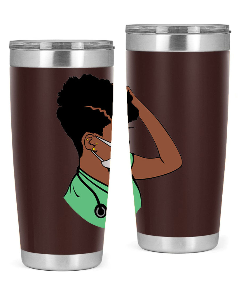 black nurse 2#- women-girls- Tumbler