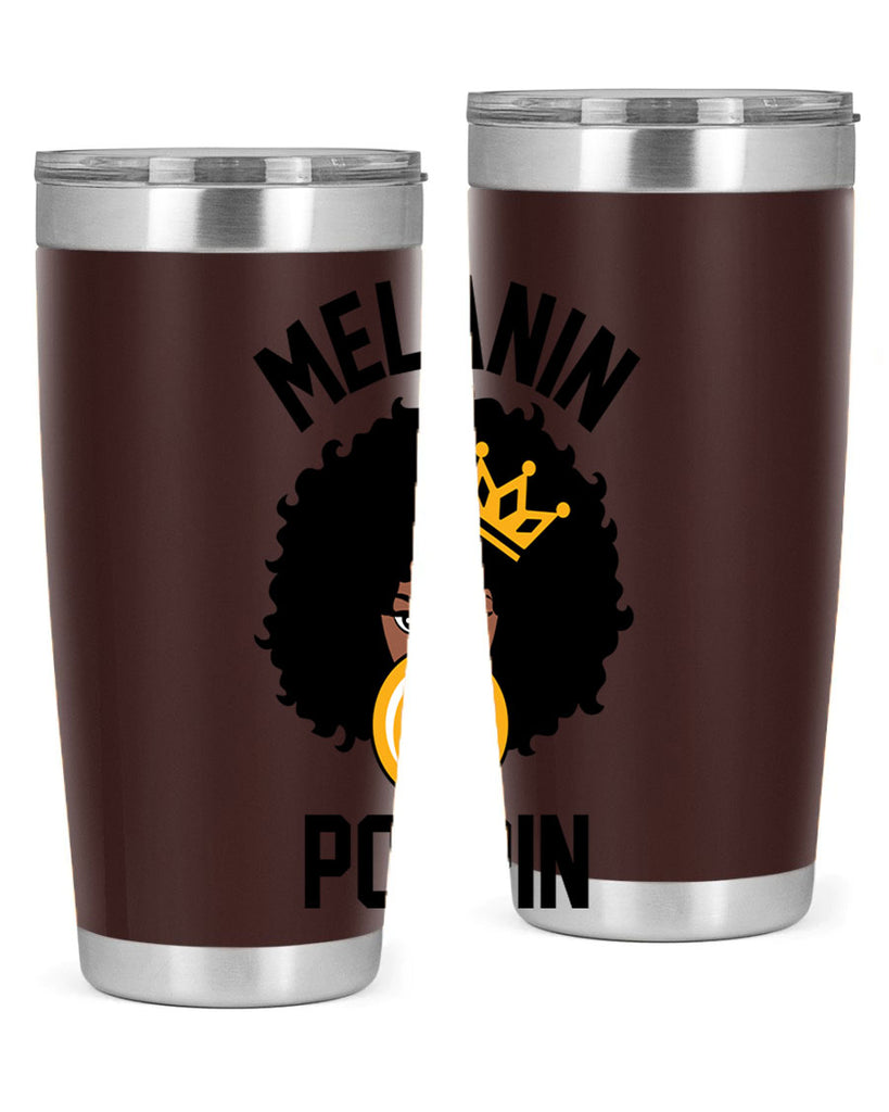 melanin poppin afro girl 25#- women-girls- Tumbler
