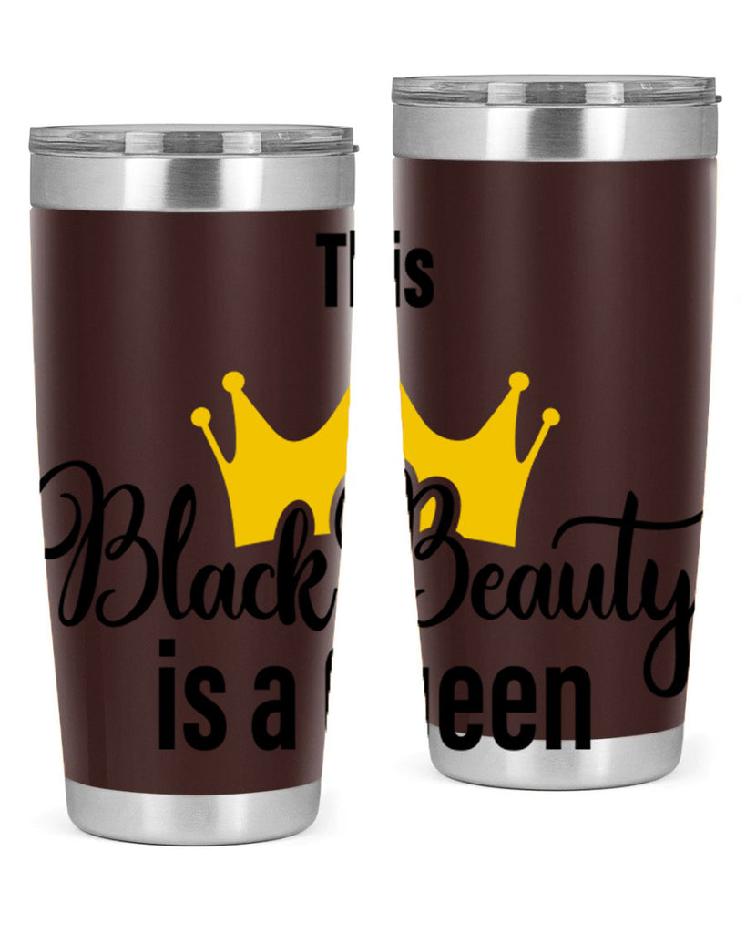this black beauty is a queen Style 3#- women-girls- Tumbler