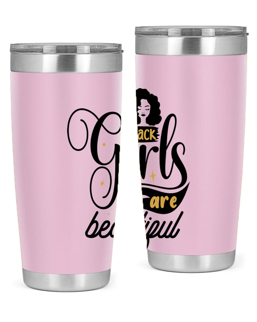Black girls are beautiful Style 58#- women-girls- Tumbler