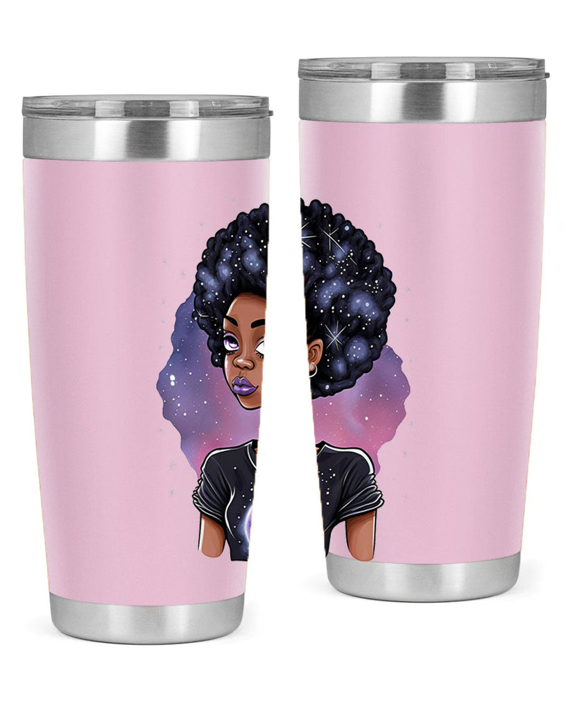 Sparkling Black Girl Design 11#- women-girls- Tumbler