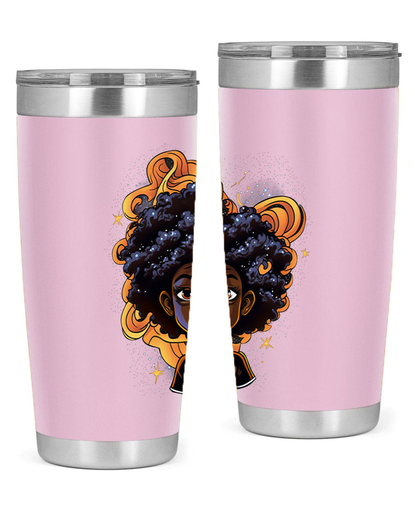 Sparkling Black Girl Design 12#- women-girls- Tumbler