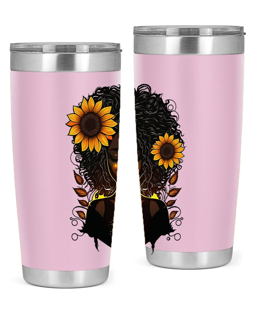 Sparkling Black Girl Design 13#- women-girls- Tumbler
