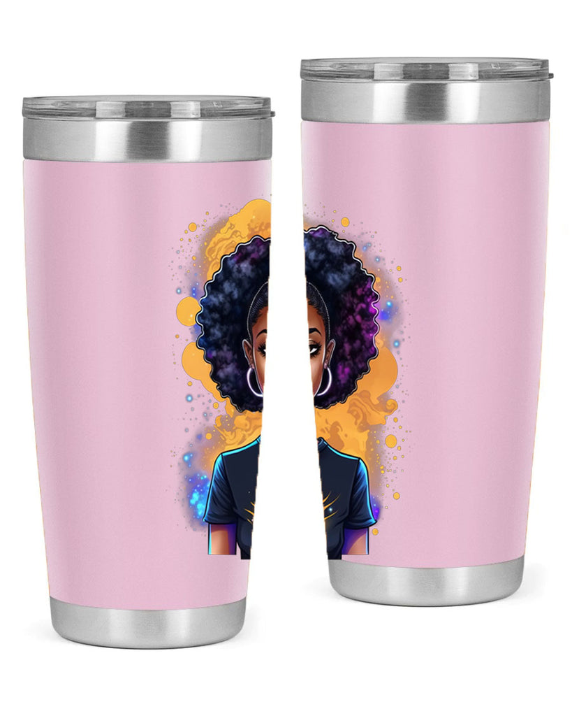 Sparkling Black Girl Design 15#- women-girls- Tumbler
