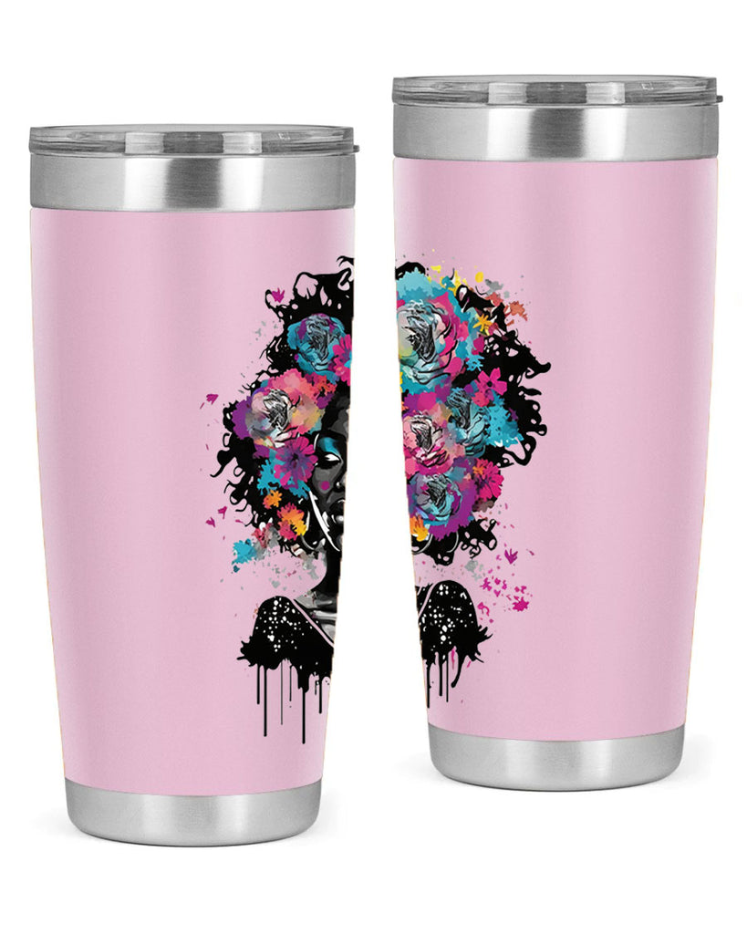 Sparkling Black Girl Design 17#- women-girls- Tumbler