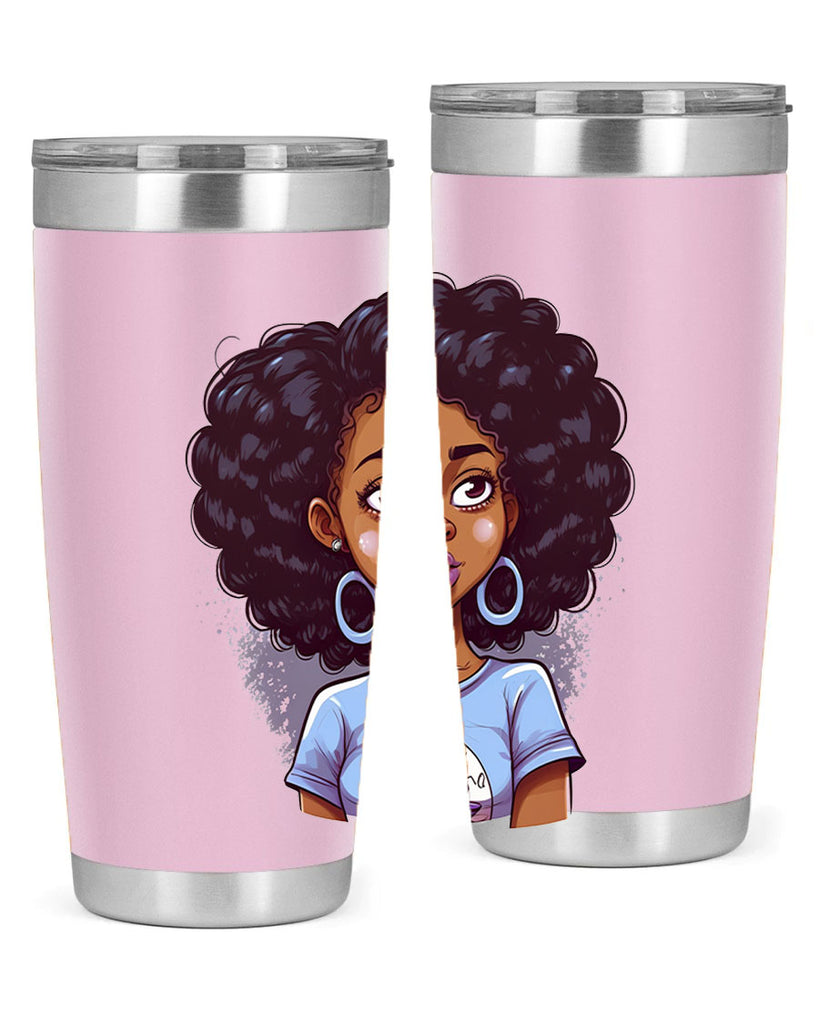 Sparkling Black Girl Design 20#- women-girls- Tumbler