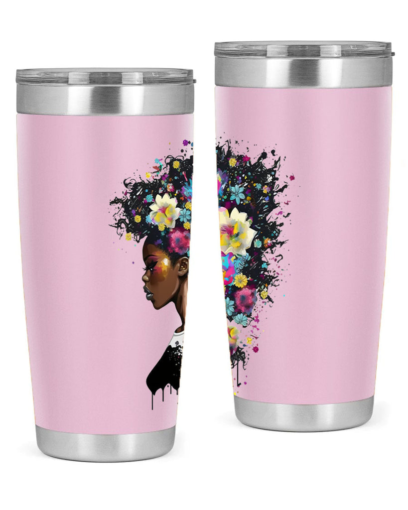 Sparkling Black Girl Design 2#- women-girls- Tumbler