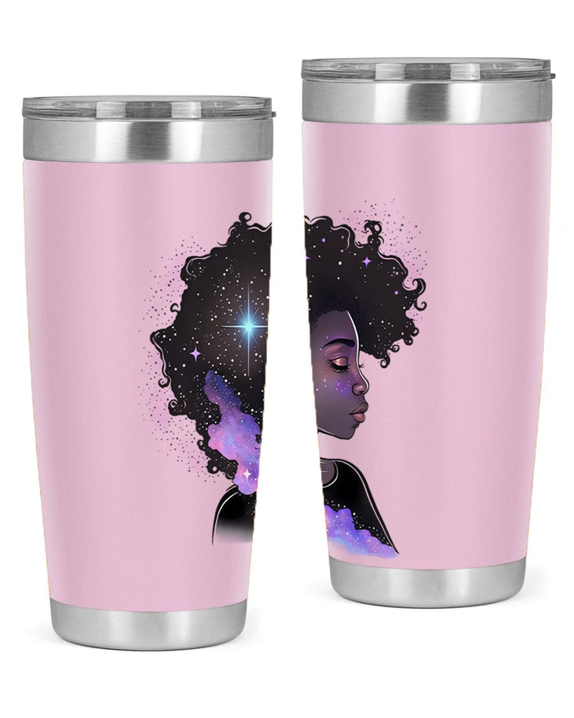Sparkling Black Girl Design 4#- women-girls- Tumbler