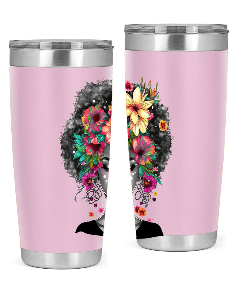 Sparkling Black Girl Design 9#- women-girls- Tumbler