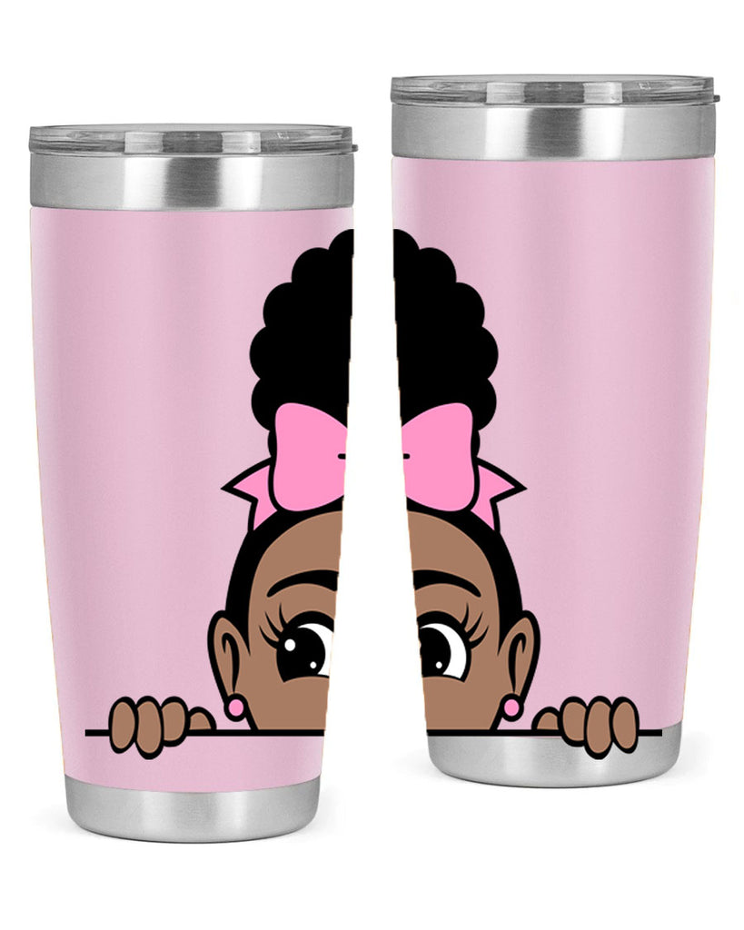 afro puff crown girl 3#- women-girls- Tumbler