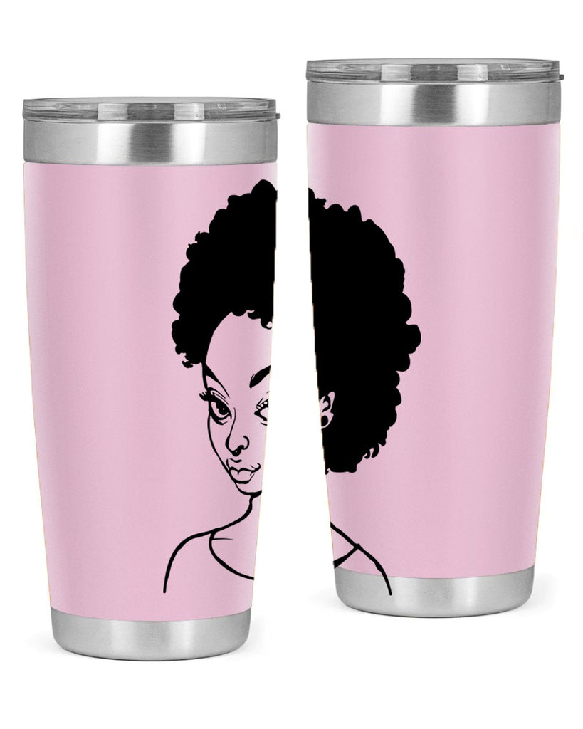 afro woman girl lady 68#- women-girls- Tumbler