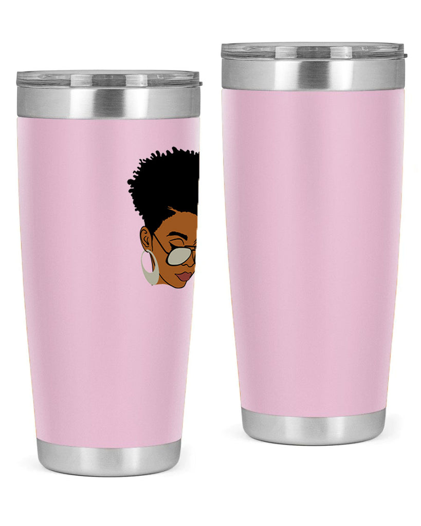 black afro 44#- women-girls- Tumbler
