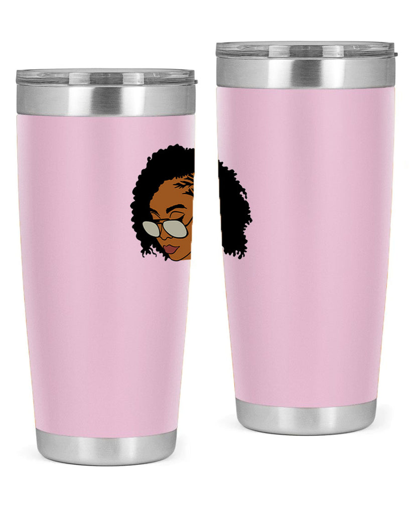 black afro 47#- women-girls- Tumbler