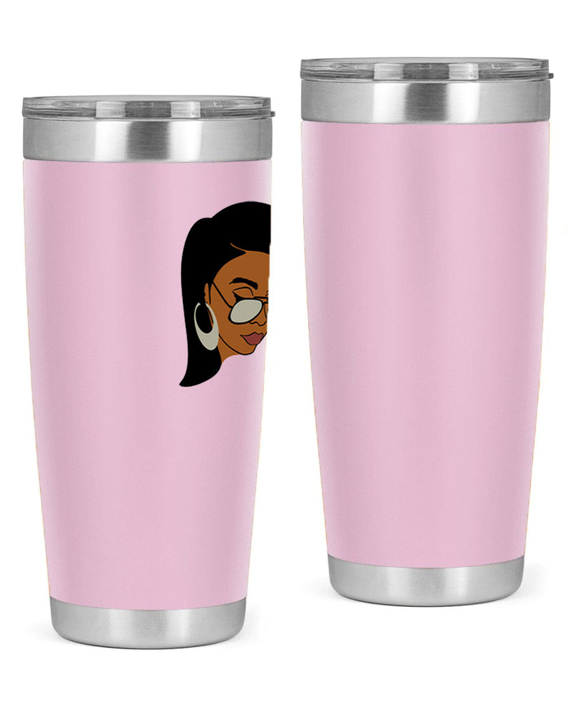 black afro 48#- women-girls- Tumbler